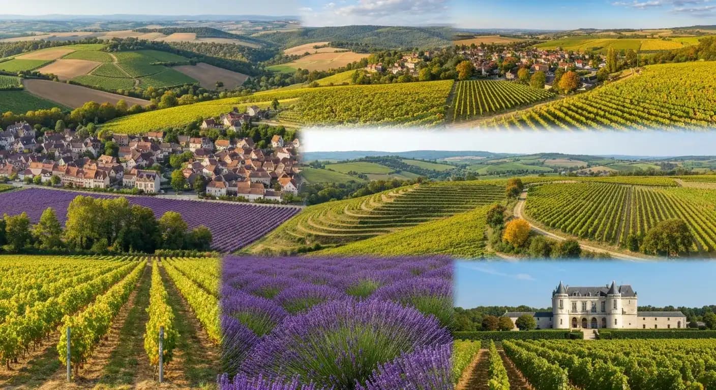 Carte des vignobles de France : 15 régions viticoles