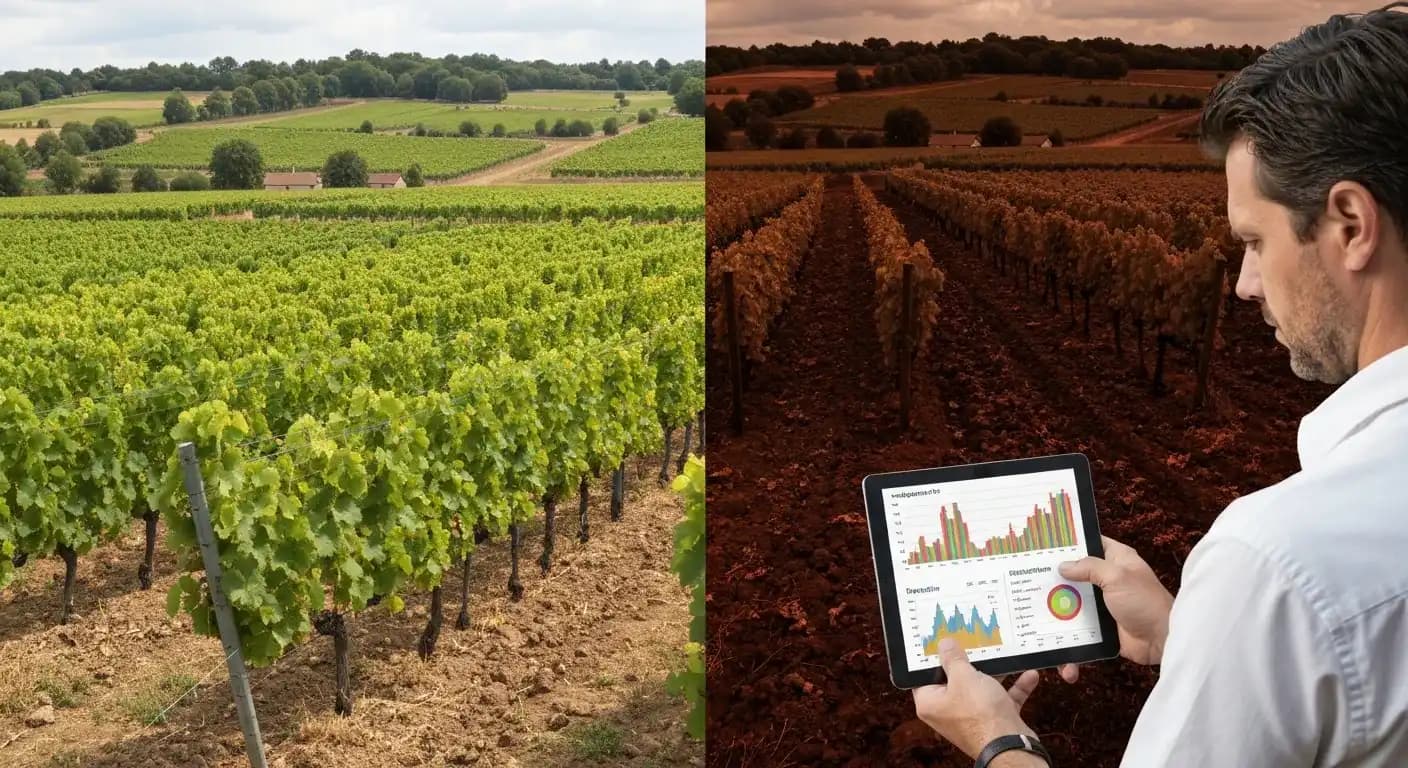 Changement climatique et vignobles : impacts en France