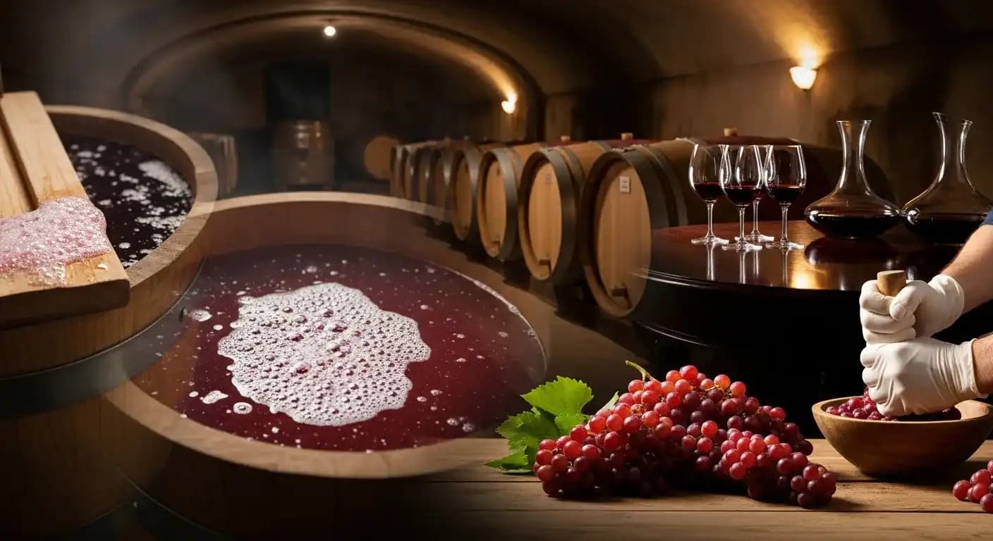 Comment est fait le vin : les 6 étapes de la vinification