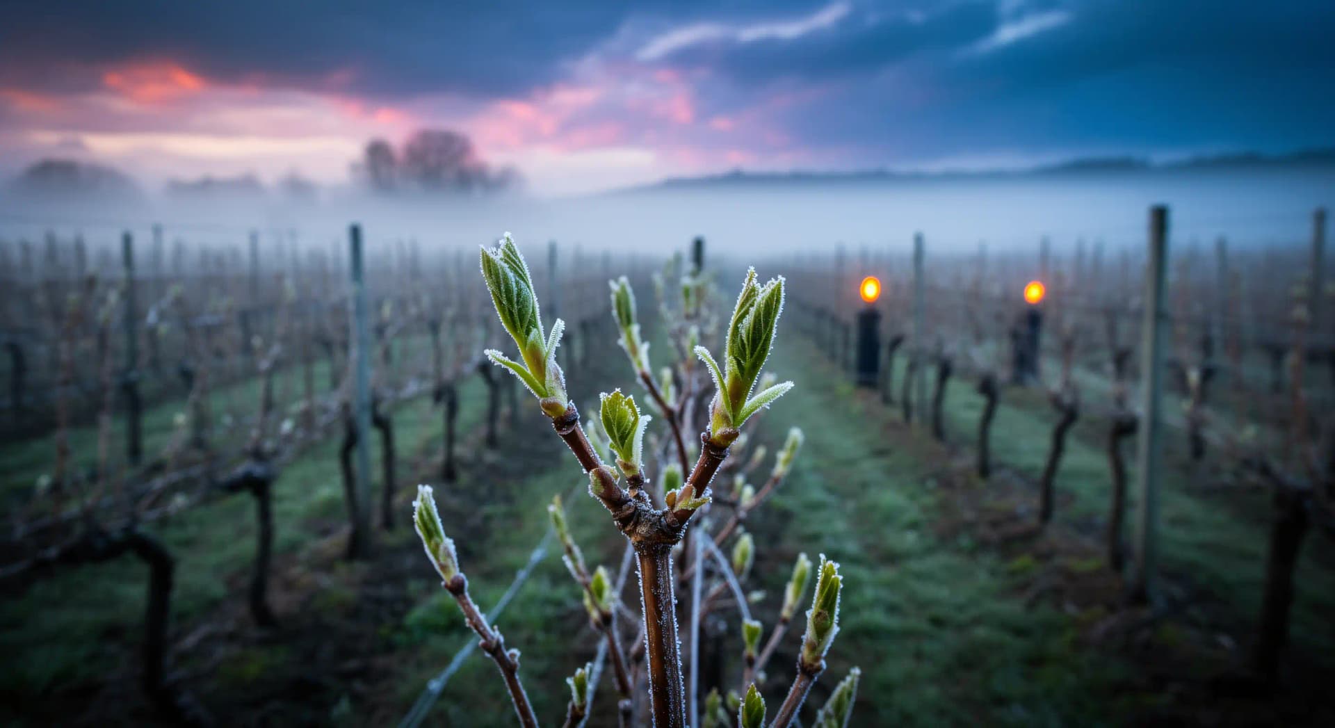 Débourrement précoce 2026 : le gel guette les vignobles