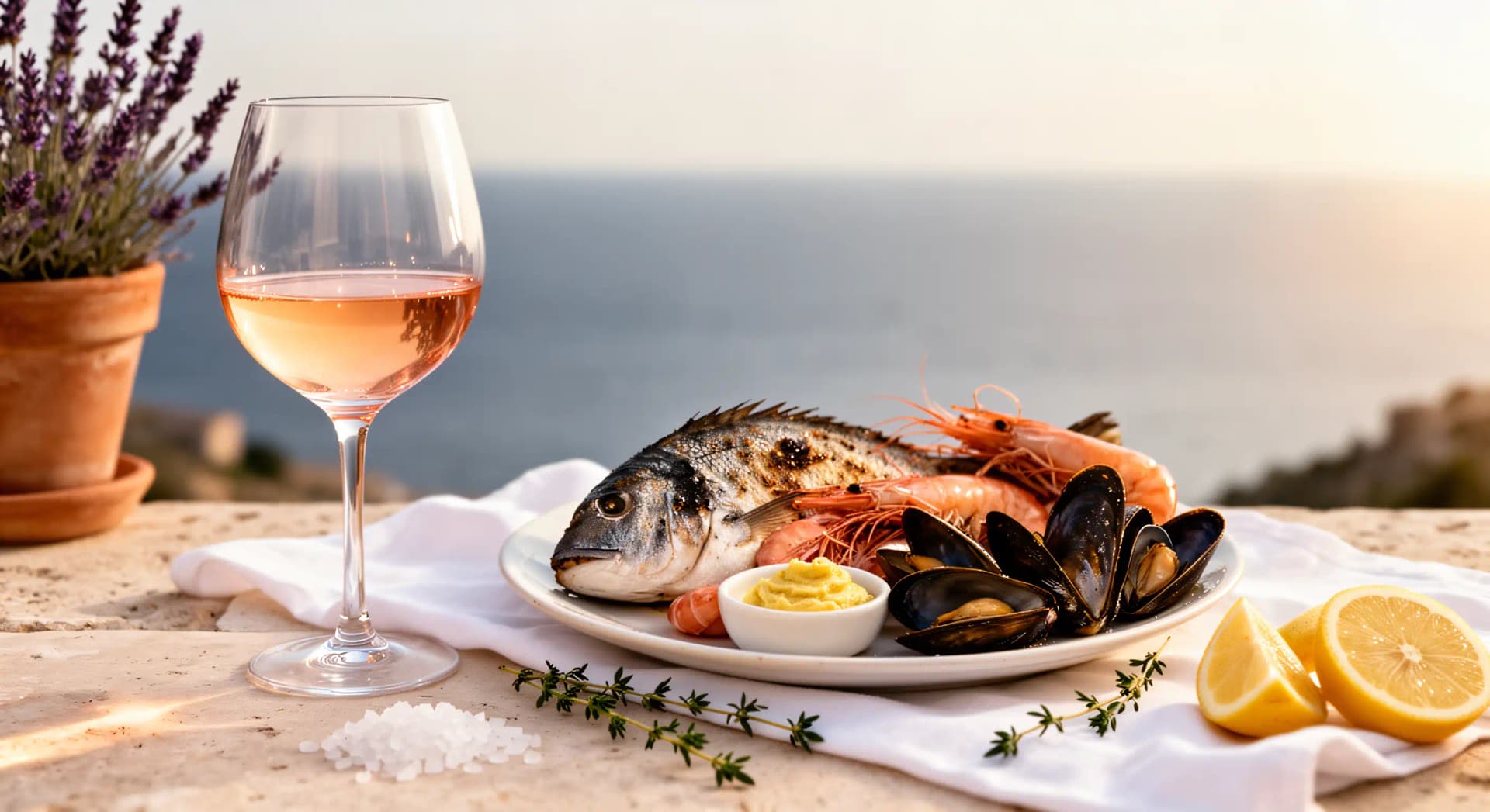 Rosé de Provence et fruits de mer : accords méditerranéens