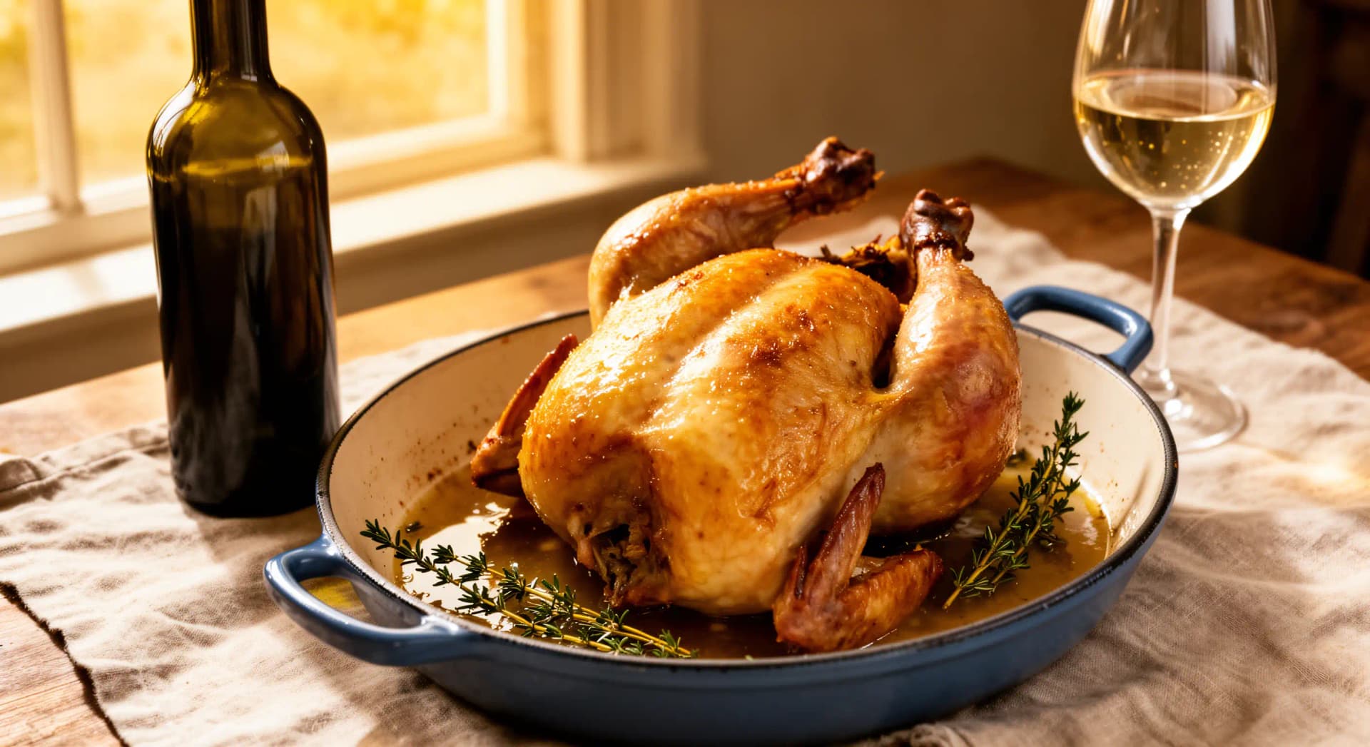 Quel vin avec un poulet rôti : la grille par préparation