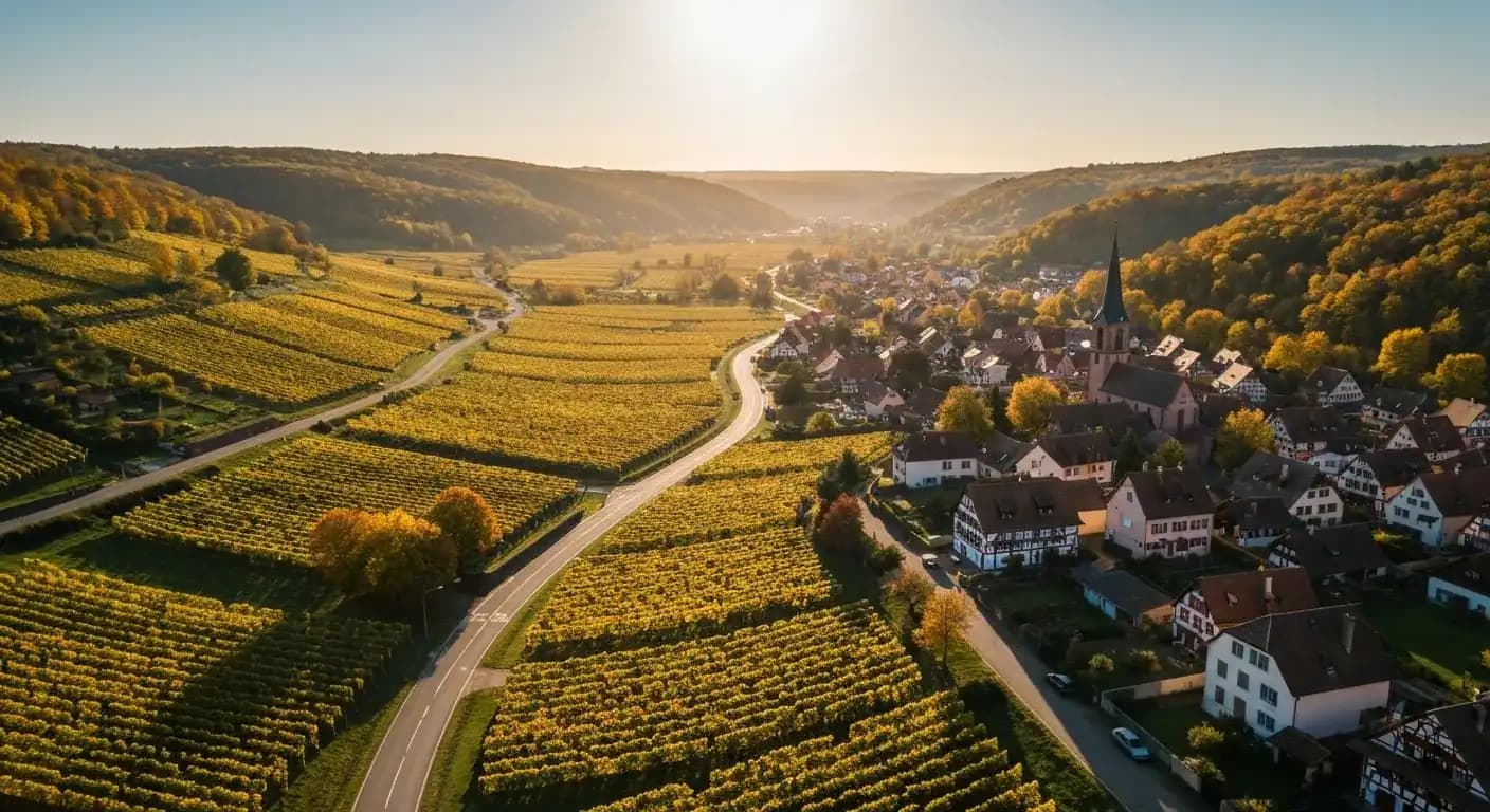 Route des vins d'Alsace : villages et oenotourisme