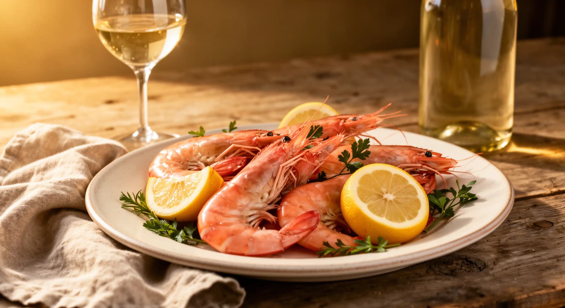 Accords vin et crevettes : le mariage de l'iode